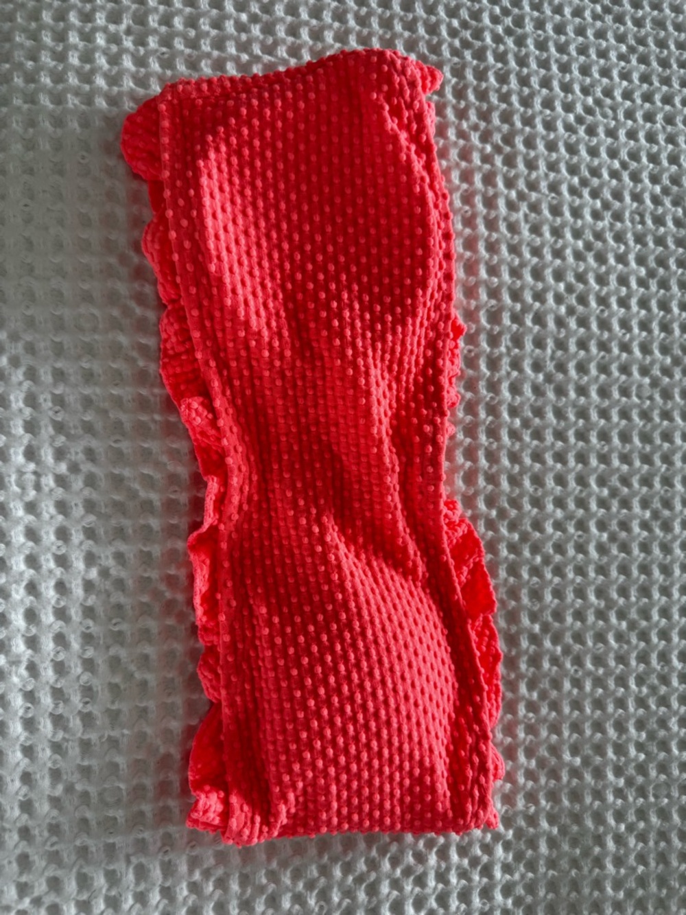 Ruffled swim tube top